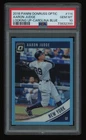 2018 Donruss Optic Aaron Judge LOOKING UP- CAROLINA BLUE /50 PSA GEM MT 10