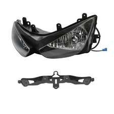 Front Headlight & Upper Stay Fairing Bracket Fit For Kawasaki Ninja ZX6R 2005-06