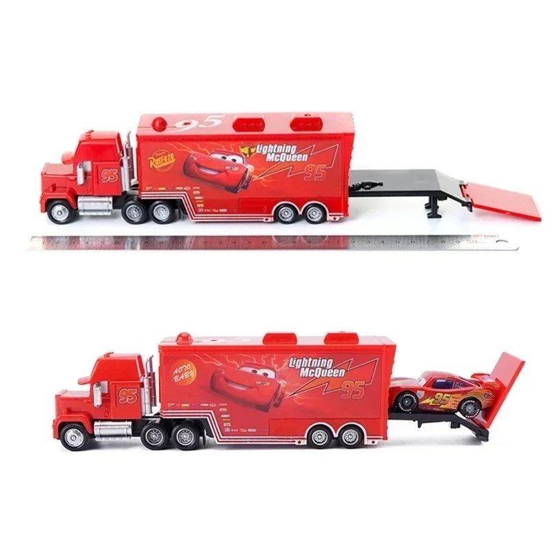 Disney Pixar Cars Gift Lightning Toy McQueen Mack Haulers Truck Racers Model Car - Image 2 of 4