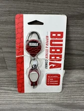 BUBBA Nipper & Tether Combo with Stainless Steel Blades and Rubberized Grip a...