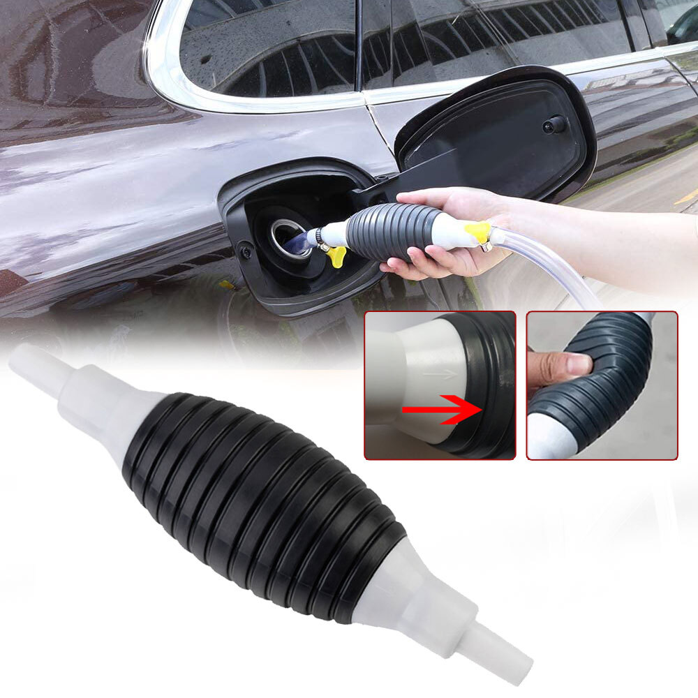 Manual Fuel Pump High Flow  Car Hand Siphon Water Petrol Liquid Transfer Tool