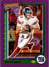 2022 Panini Classics - Daniel Jones #72 Timeless Tributes Purple /50