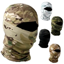 Military Breathable Balaclava Full Face Mask Mens Tactical Face Mask Face Cover