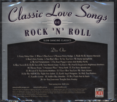 Time Life Classic Love Songs Of Rock N Roll Slow Dancing Classics