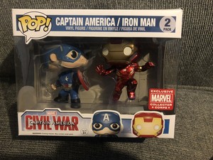 funko pop civil war 2 pack