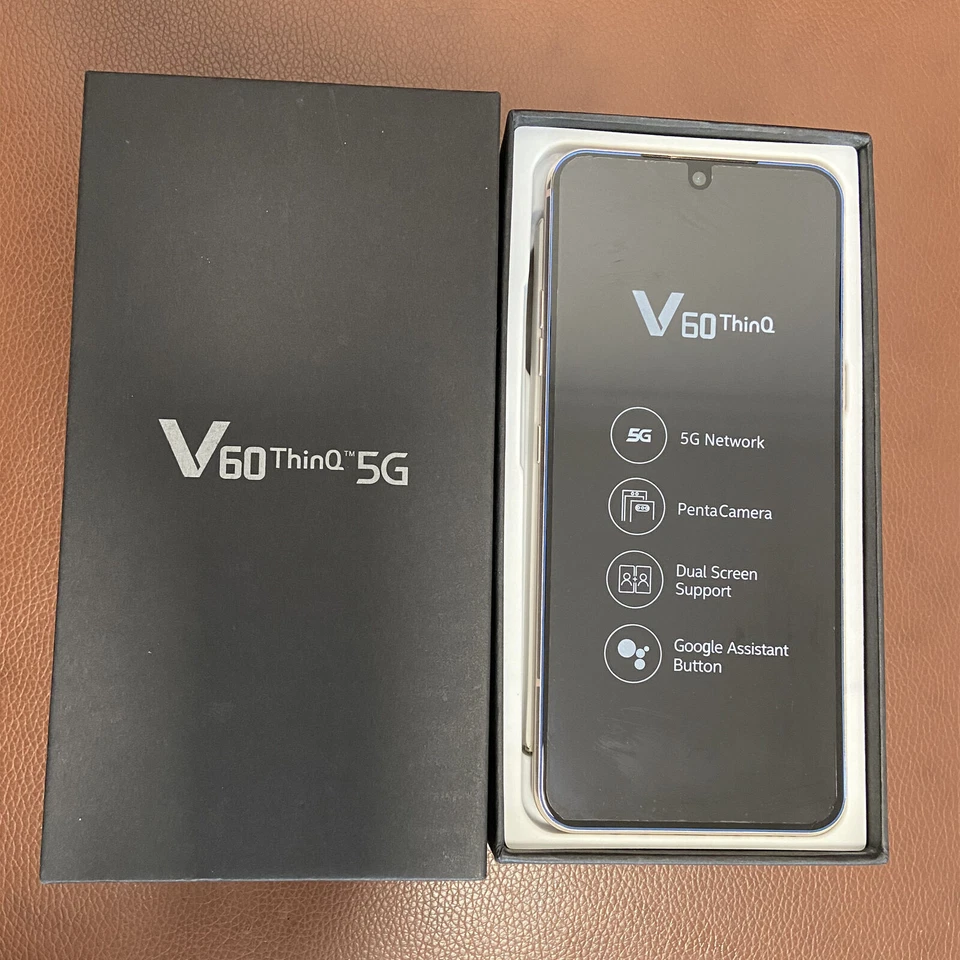 LG V60 THINQ 5G V600AM V600TM V600VM 256GB Unlocked Android Smartphone New - Image 4 of 4