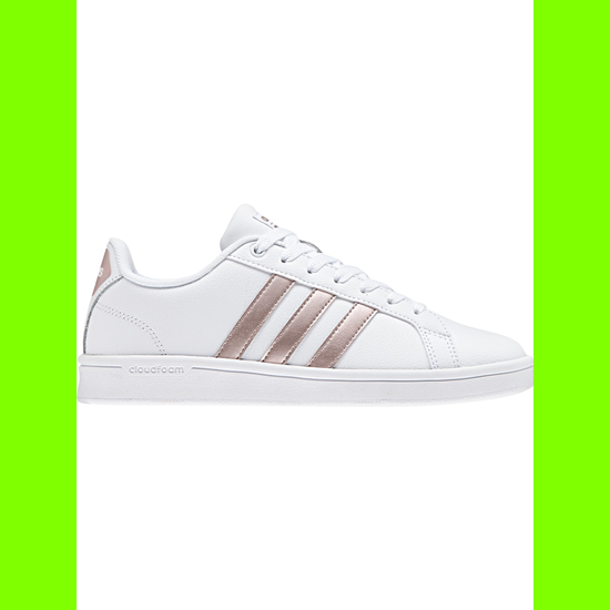 adidas blanco y rosa