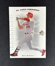 2001 Upper Deck SP Authentic Mark McGwire #51 Baseball Card St. Louis Cardinals