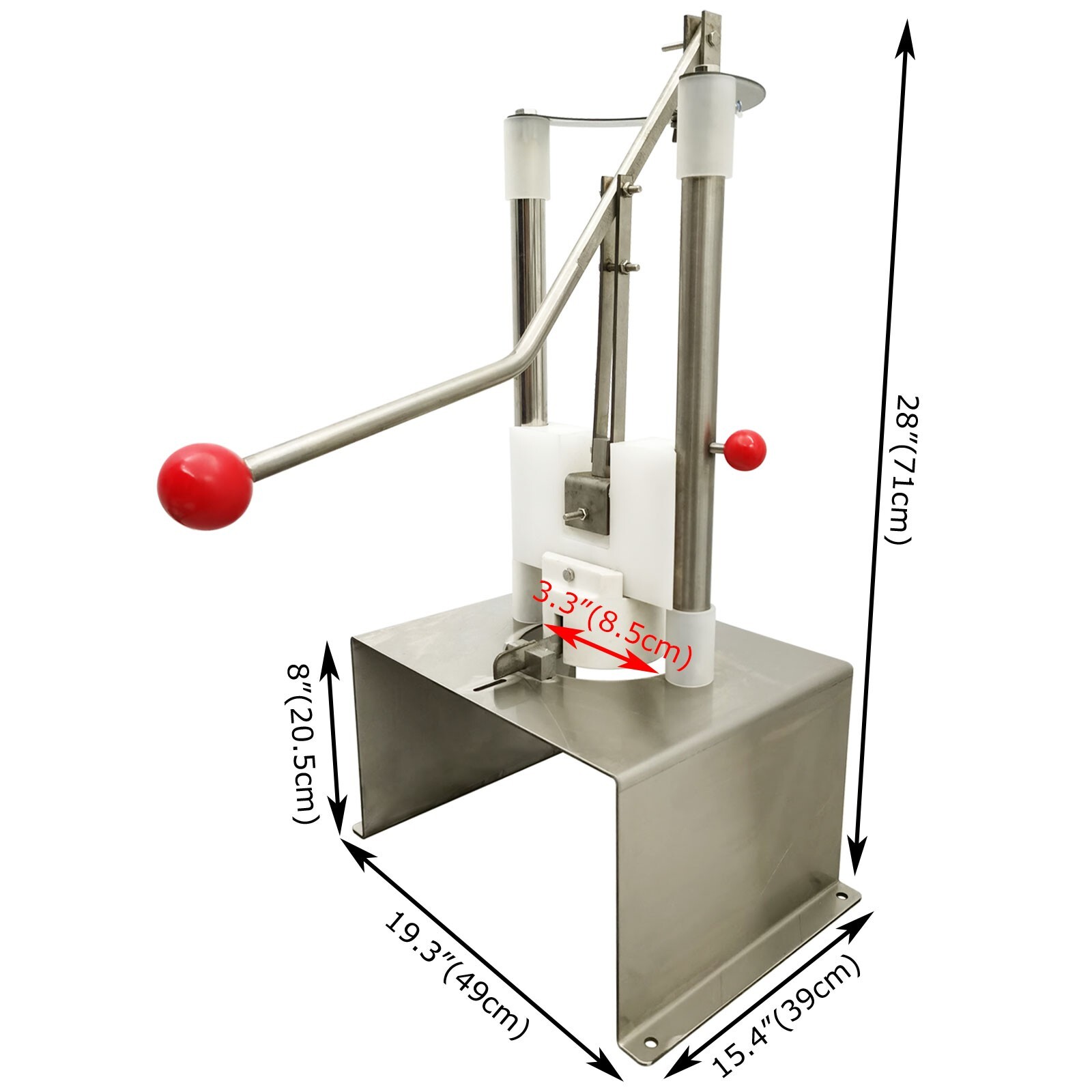 USED  85mm Manual Pineapple Corer Slicer Cutter Peeler Stainless Steel 600pcs /H