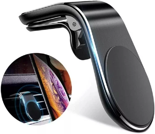 Magnet Handyhalterung Auto Lüftung Universal Aluminium 360°stabil KFZ Smartphone - Bild 1 von 10