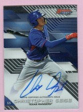 2017 Bowmans Best Christopher Seise B17-CSE Texas Rangers (J723)