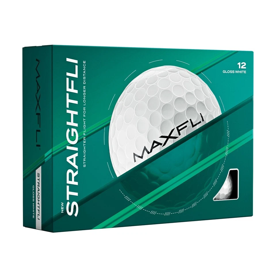 Maxfli 2025 StraightFli Golf Balls - 1 Dozen