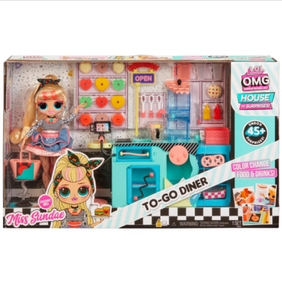 LOL Surprise OMG To-Go  Diner  トゥーゴーダイナー L.O.L. Surprise Diner OMG Playset kitchen Sundae doll kids
