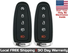 2x New Replacement Proximity Key Fob SHELL / CASE for Select Ford Lincoln