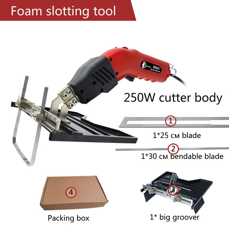 Professional Electric Foam 250W Cutter Styrofoam Knife Heat Wire EPS Cut Tools