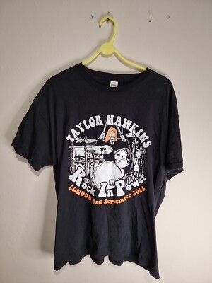 Gildan Taylor Hawkins Foo Fighters Rock In Power RIP London Tribute Shirt XL 22