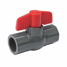 B K Proline 1/2 in sch 40. PVC Slip Ball Valve Full Port - total of 4 
