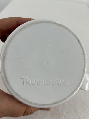 Rare THERMO SERV vintage Kansas City CHIEFS CUP 6,5 de haut Made In USA