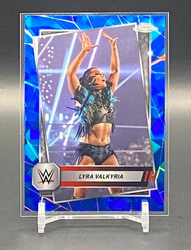2025 Topps Chrome Sapphire WWE Lyra Valkyria #135 Sapphire Monday Night Raw