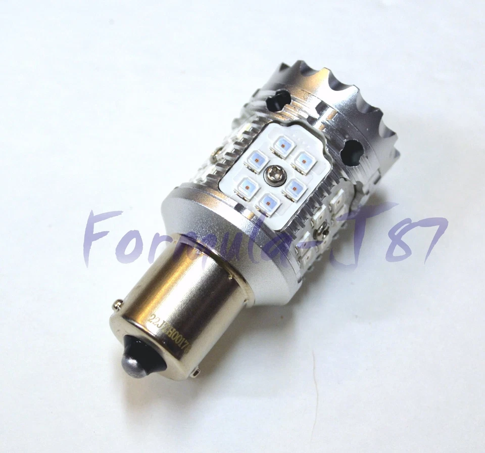 Luz LED Hyper Flash Free 7506 Roja Dos Bombillas Señal de Giro Trasero Stock de Repuesto Foto 3 de 4