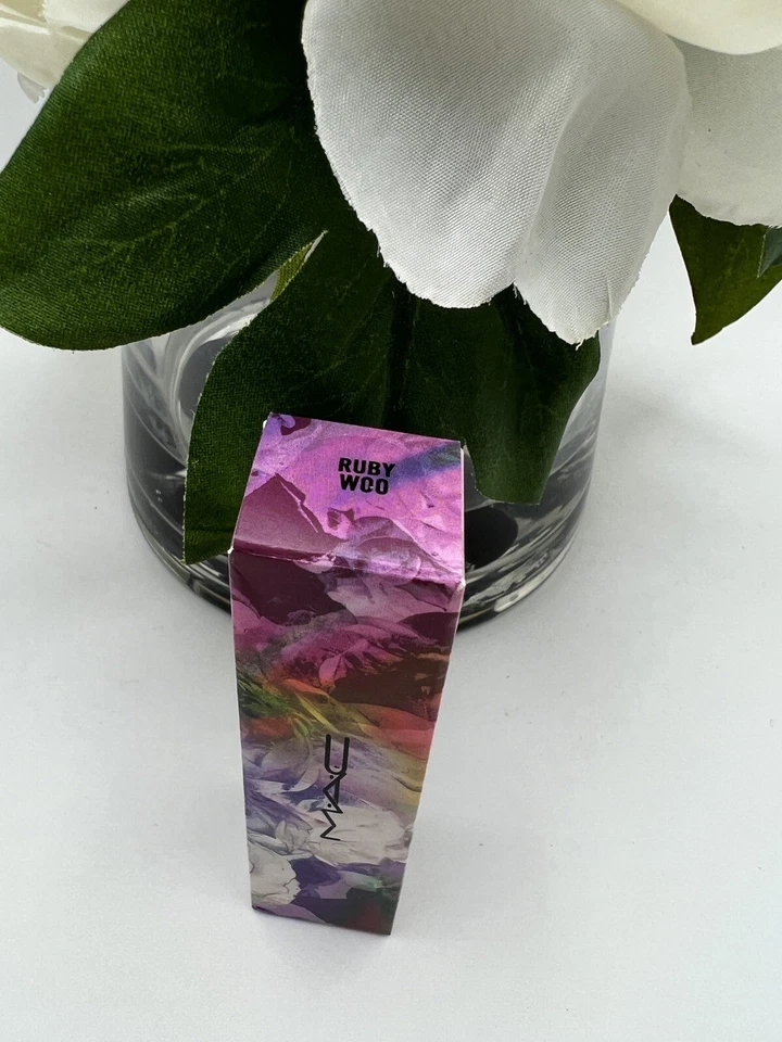 MAC Cosmetics Botanic Panic Collection Matte Lipstick RUBY WOO NIB - Image 2 of 3