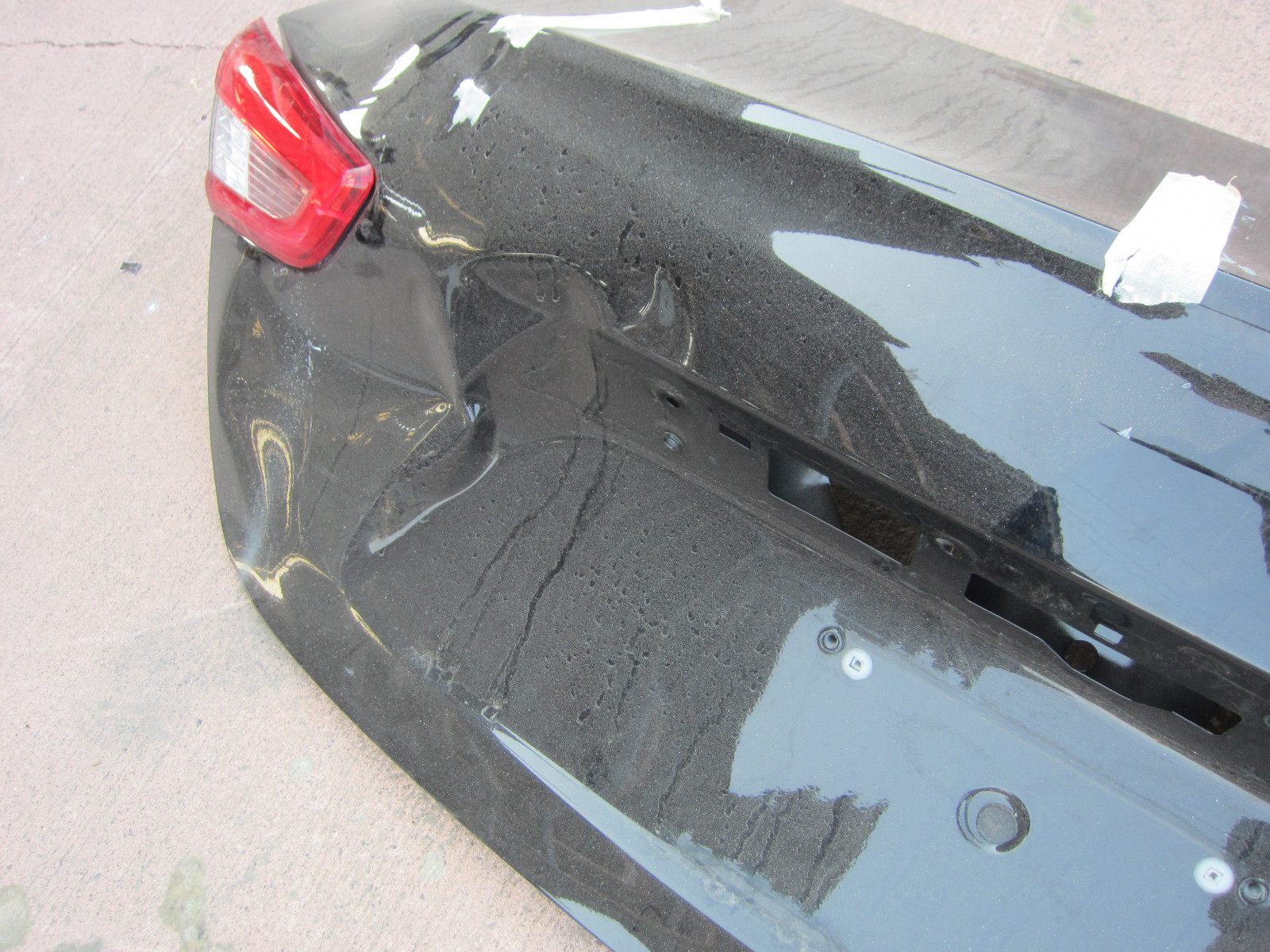 Maserati Ghibli - Trunk Lid / Deck Lid - Black - Damaged - P/N 673001730