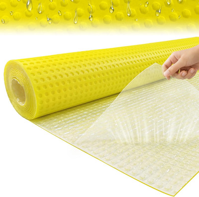 Waterproof Self-Adhesive Uncoupling Membrane Roll - 54 Sq Ft Tile Underlayment