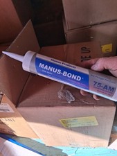  35 Pack Manus-Bond 75-AM Industrial Adhesive/Sealant 10.3 Oz Sausage Roll GRAY