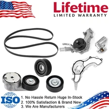 Water Pump Thermostat Tensioner Assembly For Jeep Grand Cherokee Wrangler 3.6L