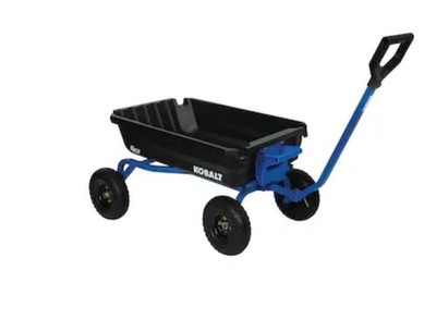 #ad Kobalt 4.0 cu ft Poly Yard CartItem #5115543 Model #52302.. $105.00