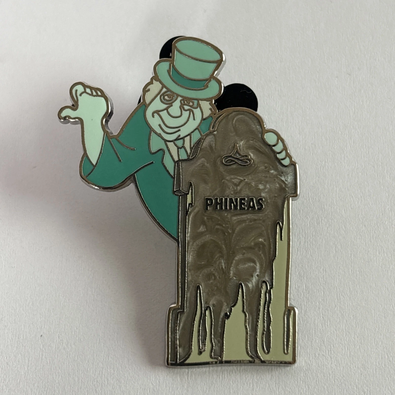 Disney Pin Haunted Mansion Graveyard Hitch Hiking Phineas Mystery 2012 Tombstone