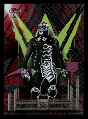 2025 Topps Finest WWE Penta #115 Uncommon RED/BLACK VAPOR /15