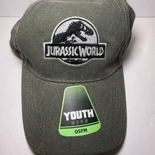 Jurassic World Hat Youth Boys Dinosaur One Size Snapback Baseball Cap
