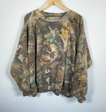 Berne Ducks Unlimited Camo Sweatshirt Adult 3XL Thermal Lined Camouflage