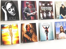 8 Pack Vinyl Wall Mount Shelf 12" Record Holder Clear Record Shelf Display