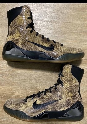 Nike Kobe 9 Elite EXT QS SNAKESKIN Mamba 4 5 6 Grinch Jaylen Size 9.5 716616-001