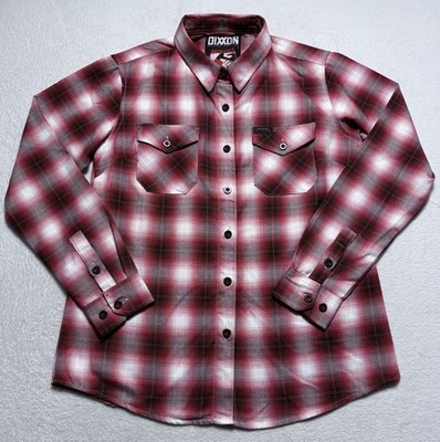Dixxon Flannel Co Shirt Women s Large Metallica Kill Em All Plaid Long Sleeve