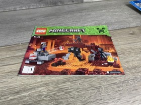 LEGO Minecraft 21126 The Wither Instruction Manual Book 1 2016 Illustrated Set