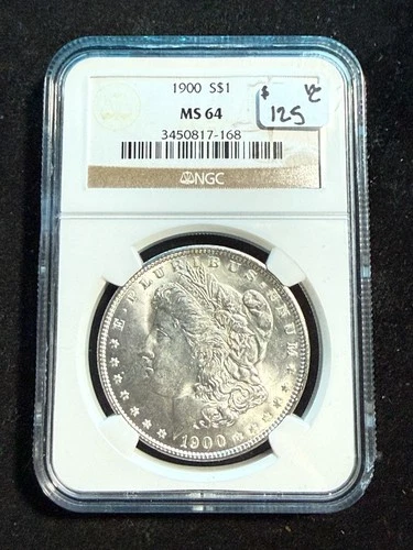 1900 MORGAN DOLLAR NGC MS 64 168