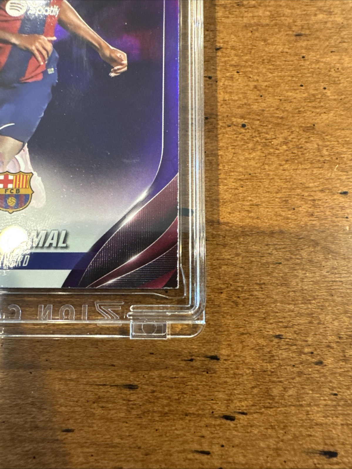 2023-24 Topps UEFA Club Competitions - Lamine Yamal #64 Purple Foil RC 174/299 view 4