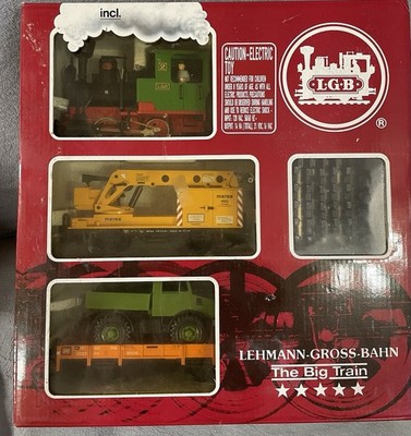 LGB 23401 Work Train Starter Set With Extras for sale online | eBay