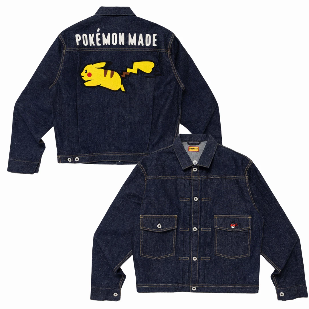 Human Made x Pokemon Made Denim Jacket Indigo XX31JK005 All Sizes / Authentic
Opens in a new window