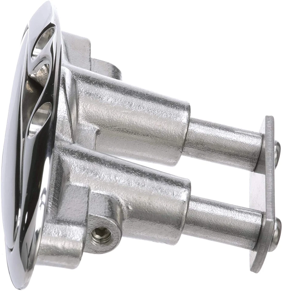 SeaChoice 4-1/2" Flush Mount Stainless Steel Pull Up Boat Cleat 50-30061 - Image 2 of 4