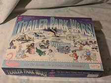 Gut Bustin' Trailer Park Wars Board Game Age 13 And Up Pink Flamingos Complete