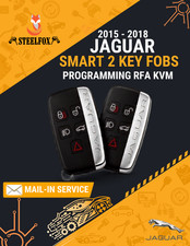 2015 - 2018 Jaguar Smart 2 Key Fobs Programming Rfa Kvm Mail-in Service 2015 - 2018 Jaguar Smart 2 Key Fobs Programming Rfa Kvm Mail-in Service