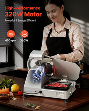 Commercial Meat Slicer, 10 inch Electric Deli Slicer Machine, Steak