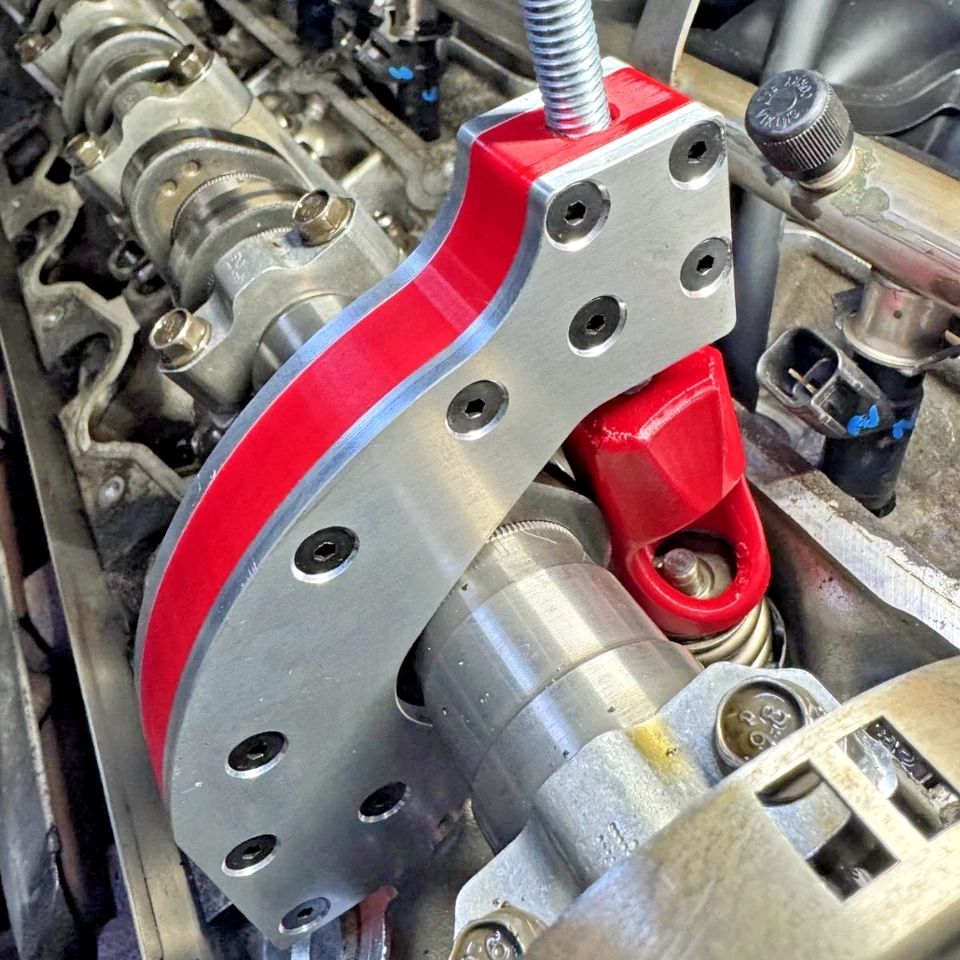 Herramienta compresor de resorte de válvula de motor para Chrysler Dodge Jeep Mitsubishi 3.7L 4.7L Foto 2 de 4