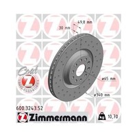 Zimmermann 600.3243.52 Bremsscheibe Vorderachse FüR Vag