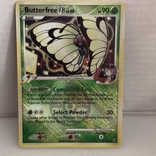 Butterfree FB 17/147 Supreme Victors Crosshatch Pokemon League Promo Card