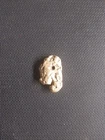 Akan Africa Gold Nugget Bronze and Plated Pendant